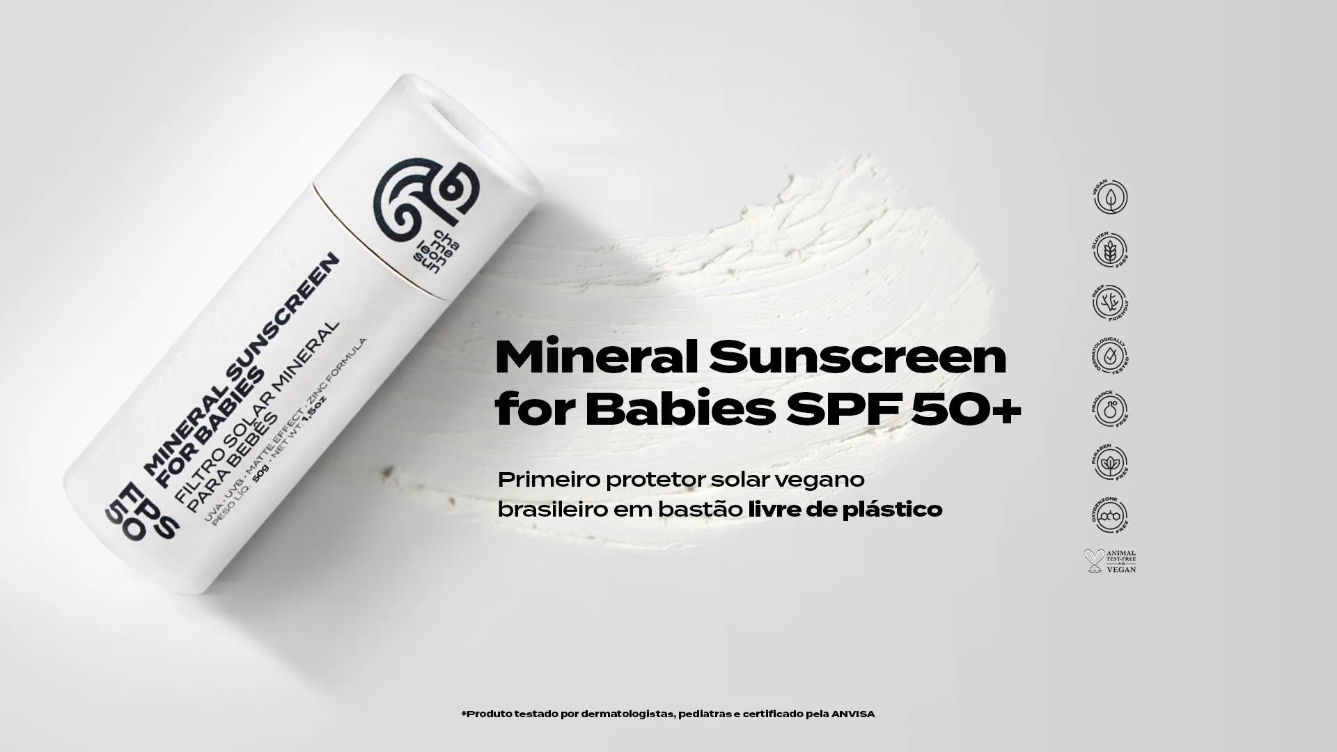 Mineral Sunscreen for Babies SPF 50+ da Chameleon Sun