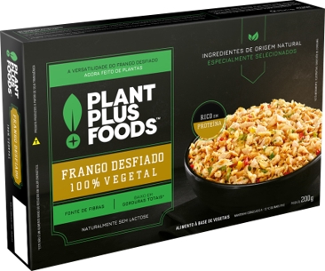 Frango desfiado da PlantPlus Foods 