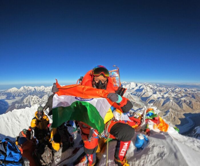 Prakriti Varshney escalou o monte Everest 