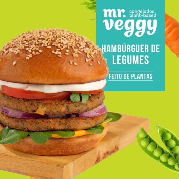 Hambúrguer da Mr. Veggy 